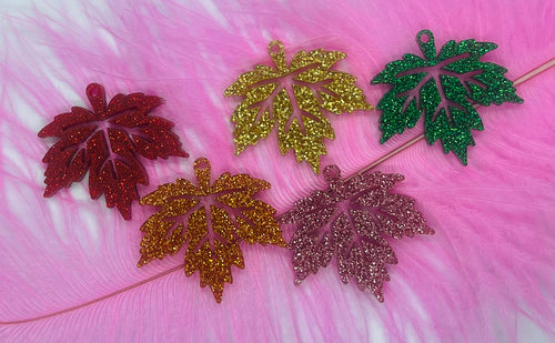 Fall Leaf Dangle or stud Acrylic