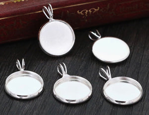 12 mm Necklace Bezel (10 pcs)