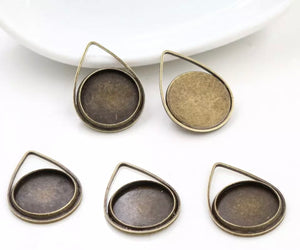 12 mm Dangle Bezel (10 pcs)