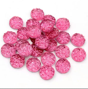 Crystal Pink Druzy (8,10, or 12)