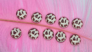 Cow Print Smiley