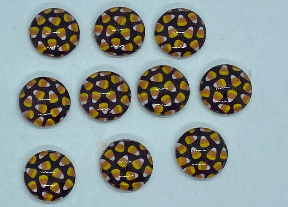 Candy Corn Cabochon