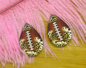 Football and Leopard Acrylic