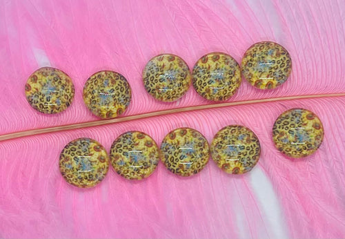 Sunflowers And Leopard