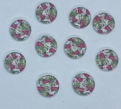Watermelon Slices (12 mm round or 13x18 Drop)