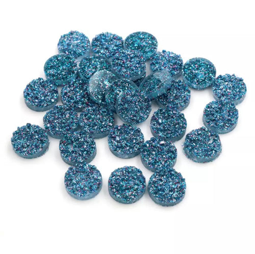 Blue with Purple Druzy