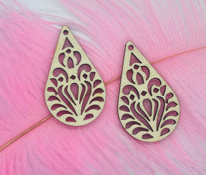 Blooming Filigree Wood Blank