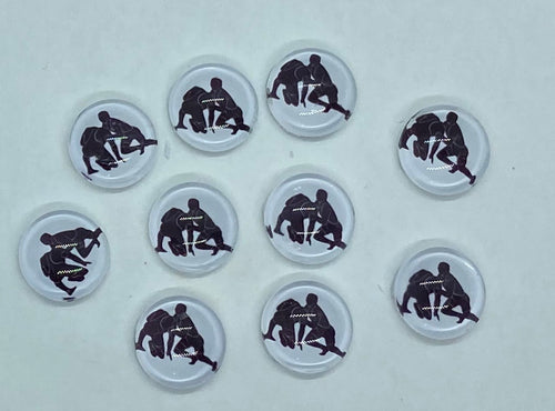 Wrestling Cabochon