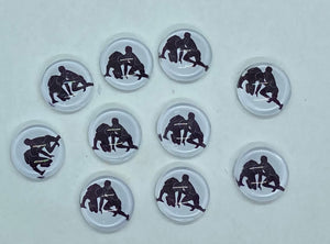 Wrestling Cabochon