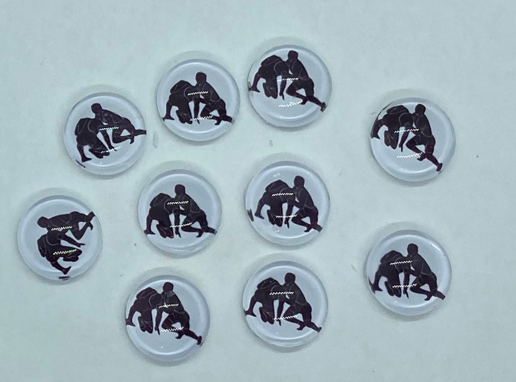 Wrestling Cabochon