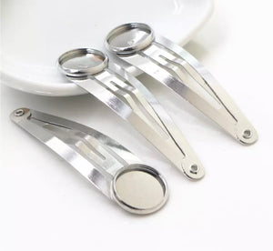 Snap Clip with 12 mm Bezel Tray (10 pcs)